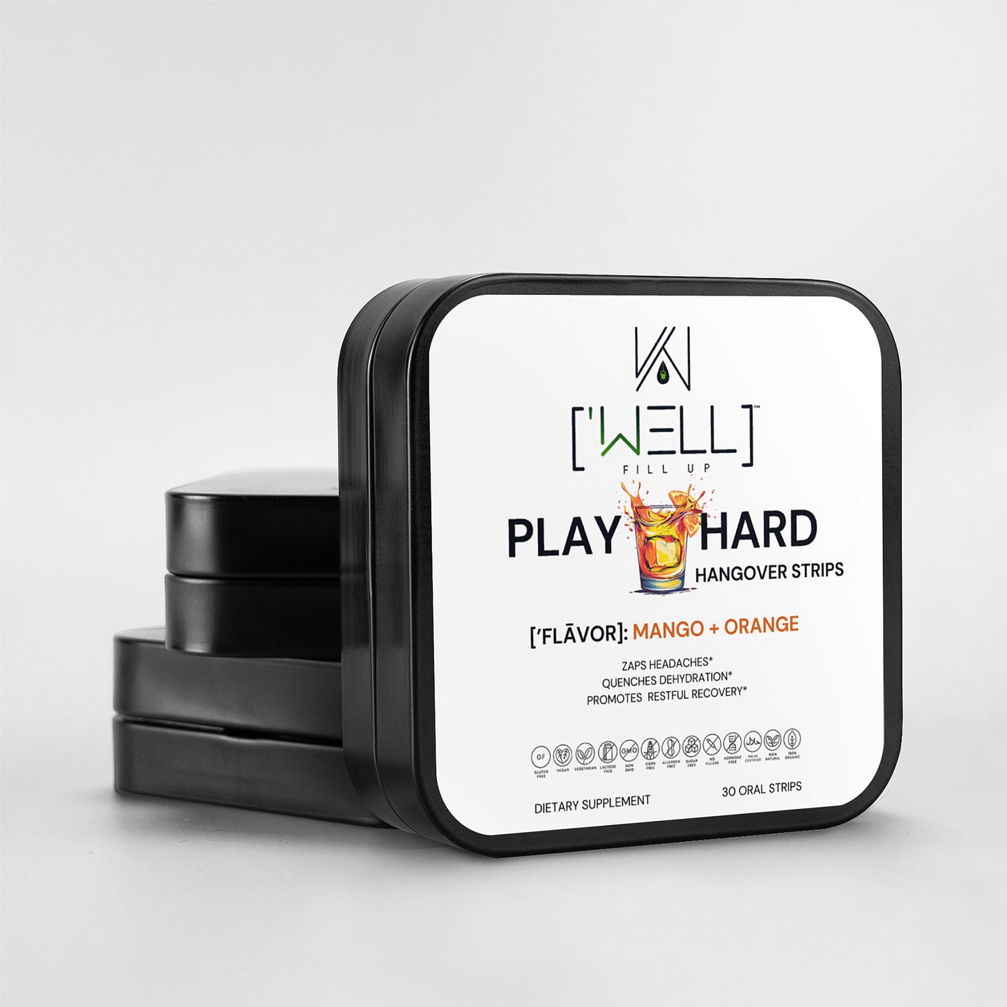 PLAY HARD Hangover Strips